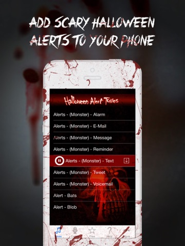 halloween alert tones - scary new sounds for your iphone iPad Captures Décran 1