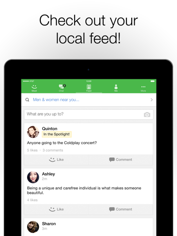 meetme: chat & meet new people for ipad ipad images 3