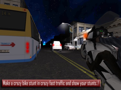 insane traffic racer - speed motorcycle and death race game ipad images 2