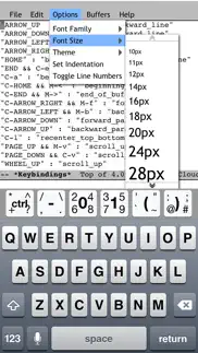 not emacs iPhone Captures Décran 3