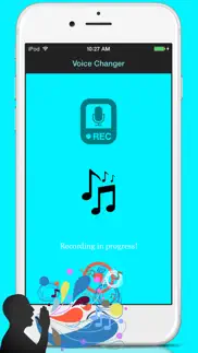 voice changer - change the pitch of your music and talk like a man or woman iphone images 1