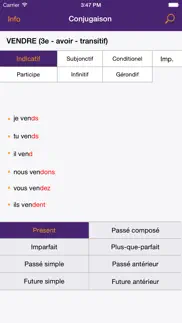 french verbs conjugations - free app made by teachers iphone images 1