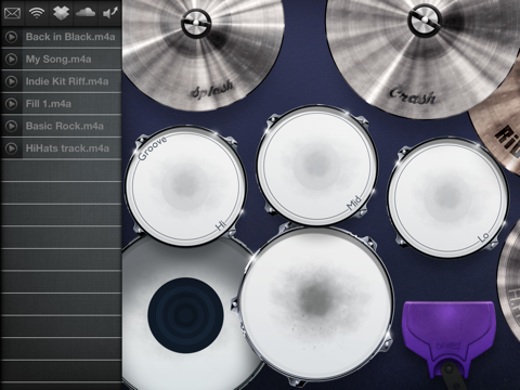 drums! - a studio quality drum kit in your pocket ipad resimleri 4