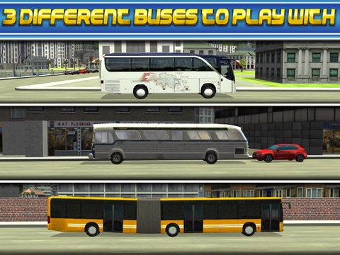 3d bus driver simulator car parking game - real monster truck driving test park sim racing games ipad images 2