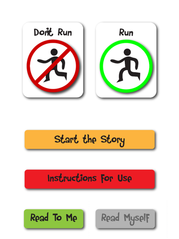 running social story and visual tool about when and where to run ipad images 3