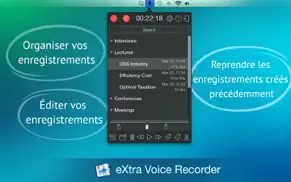 extra voice recorder pro. iPhone Captures Décran 1