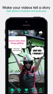 pop video - movie editor for subtitles, speech bubbles and music in your videos iphone resimleri 1