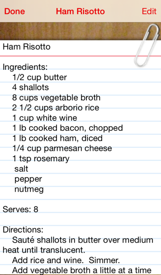 serving sizer recipe manager iphone resimleri 1