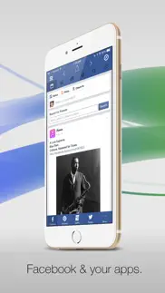 facely hd pour facebook + navigateur d'apps sociales iPhone Captures Décran 1