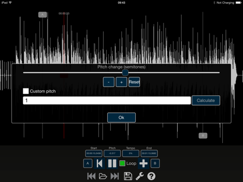 audio speed changer pro ipad images 1