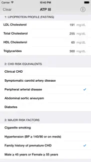 atp3 lipids cholesterol management iPhone Captures Décran 1