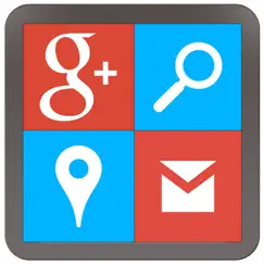 tabs for google - gmail, google plus, maps and search logo, reviews