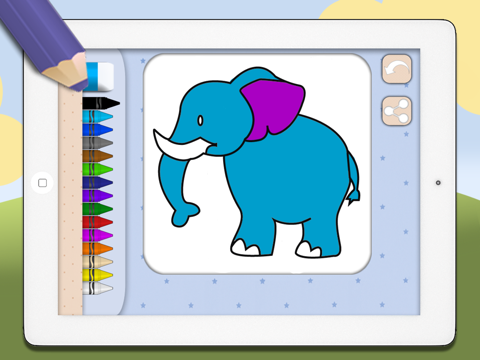color zoo and jungle animals - coloring books ipad images 3