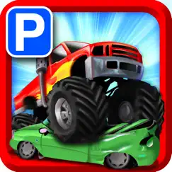 monster truck jam - expert car parking school real life driver sim park in bay racing games logo, reviews