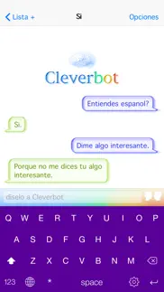 cleverbot iphone capturas de pantalla 2