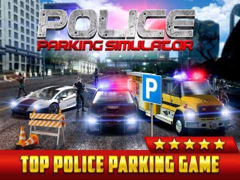 police car parking simulator game - real life emergency driving test sim racing games ipad images 1