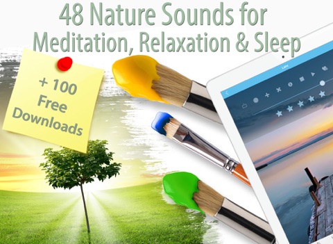 free relaxing nature sounds and spa music iPad Captures Décran 1