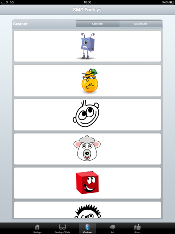sms smileys ipad images 4
