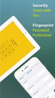 password manager - a secret vault for your digital wallet with fingerprint & passcode iphone images 1