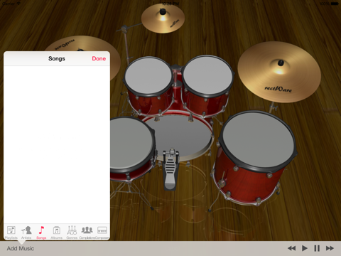 drums iPad Captures Décran 1