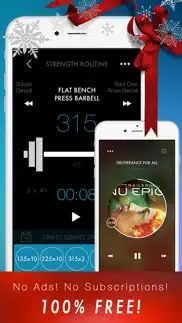 fititude - cardio, workout, exercise tracker and full log with music player for fitness and training iphone images 2