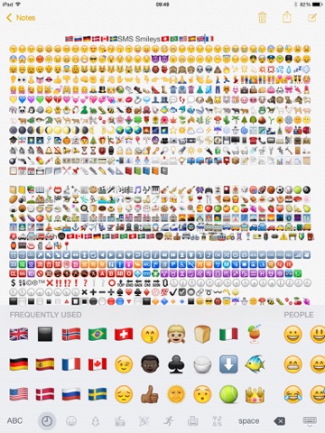 sms smileys ipad images 1