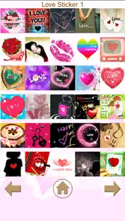 valentines day, love stickers, emoji art, wallpaper iphone bildschirmfoto 2