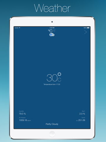 speedmeter - gps tracker and a weather app in one ipad images 3