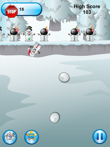 frozen snowman knockdown ipad images 2