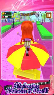3d fashion girl mall runner race game by awesome girly games free iphone images 1