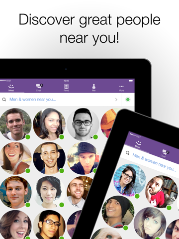 meetme: chat & meet new people for ipad ipad images 1
