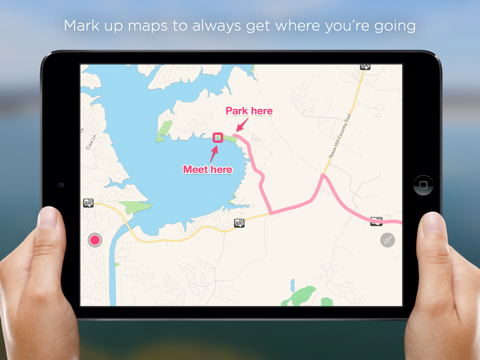 skitch - snap. mark up. send. ipad images 2