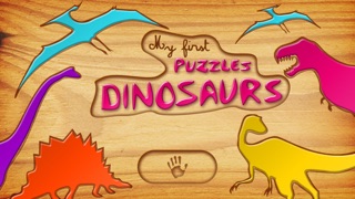 my first wood puzzles: dinosaurs - a free kid puzzle game for learning alphabet - perfect app for kids and toddlers! iphone images 4