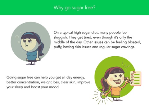 7 day sugar-free detox ipad capturas de pantalla 1