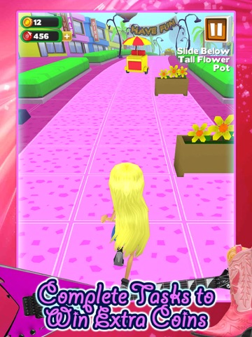 3d fashion girl mall runner race game by awesome girly games free ipad images 4