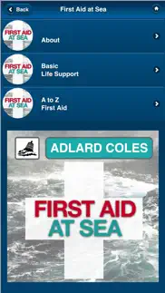 first aid at sea - adlard coles iPhone Captures Décran 4