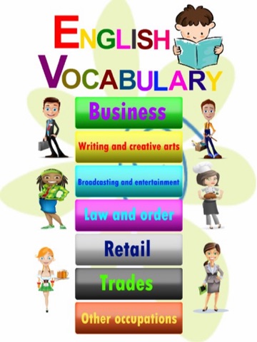 english vocabulary learning - occupation how to learning english fast is speaking ipad images 1