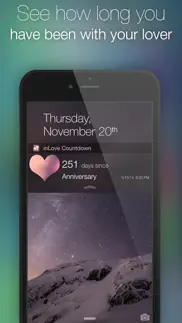 inlove - app for two: event countdown, diary, private chat, date and flirt for couples in a relationship & in love iphone images 3