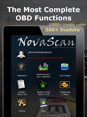 novascan - the obd total solution ipad images 1