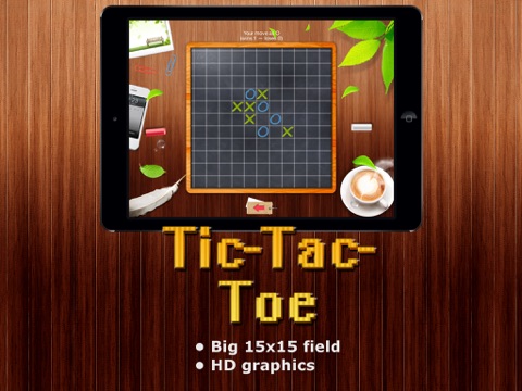tic tac toe hd - big - put five in a row to win ipad images 4
