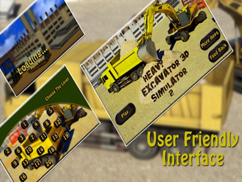 excavator simulator 3d - drive heavy construction crane a real parking simulation game ipad images 3