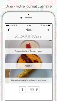 dine - votre journal culinaire iPhone Captures Décran 4