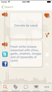 bon appétit - french food and drink glossary iPhone Captures Décran 3
