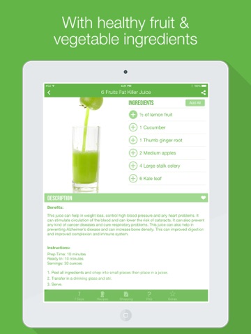 7 day juice detox cleanse ipad images 3