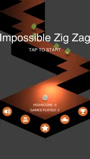 impossible zig-rush on the go endless arcade game iphone images 1