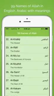 99 allah names iPhone Captures Décran 4