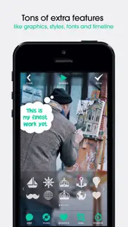pop video - movie editor for subtitles, speech bubbles and music in your videos iphone resimleri 4