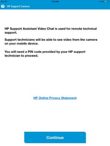 hp support camera iPad Captures Décran 1