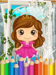 my little princess coloring book pages - amazing paint and draw doodle for kids game ipad images 1