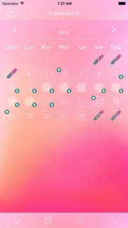 woman app - calendario ciclo femenino iphone capturas de pantalla 2